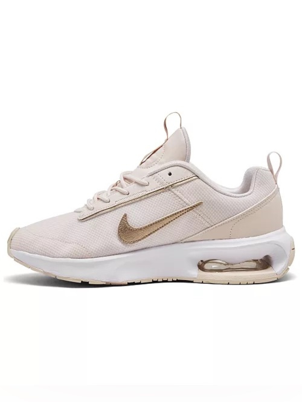 Nike Women's Athletic Trainer in Pale Pink with Gold Swoosh